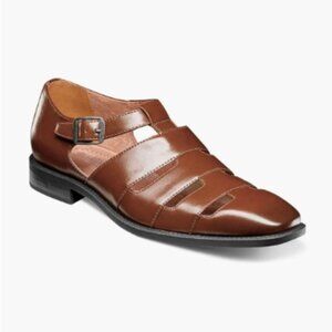 Stacey Adams Men Size 12M (EU45) Calderon Cognac  NIB